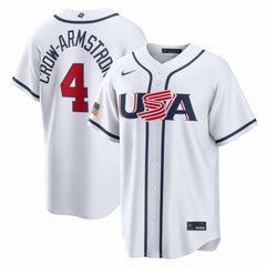 Pete Crow-Armstrong USA Baseball Nike 2026 World Baseball Classic Home Stadium Jersey - White - Nike Online