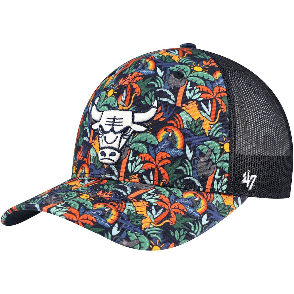 Chicago Bulls '47 Jungle Trucker Adjustable Hat Navy | 47 brand