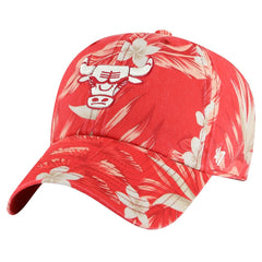 Chicago Bulls '47 Tropicalia Floral Clean Up Adjustable Hat Red | 47 brand Near Me