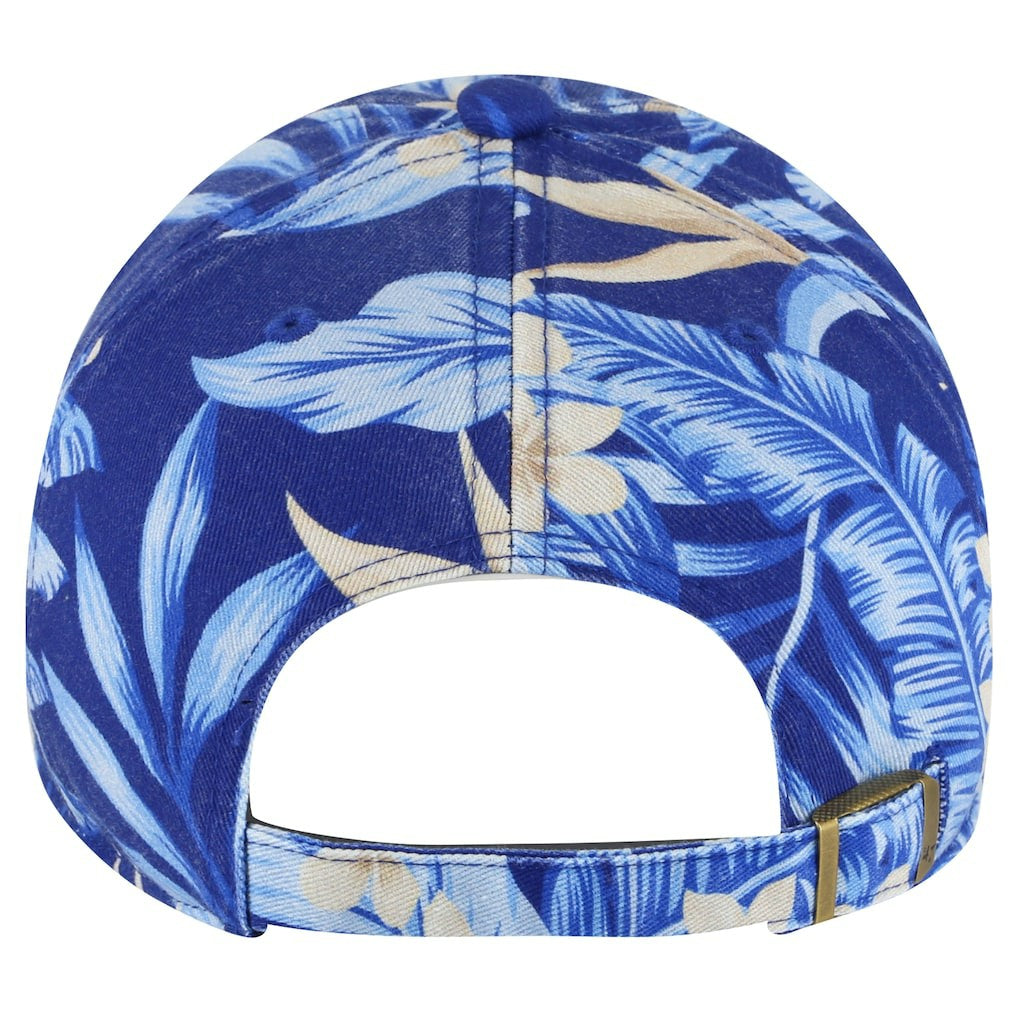Philadelphia 76ers '47 Tropicalia Floral Clean Up Adjustable Hat Royal | 47 brand Lifestyle