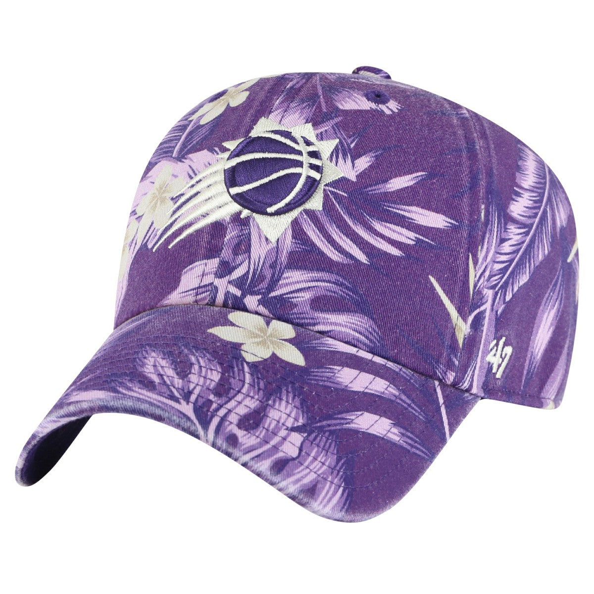 Phoenix Suns '47 Tropicalia Floral Clean Up Adjustable Hat Purple | 47 brand Near Me
