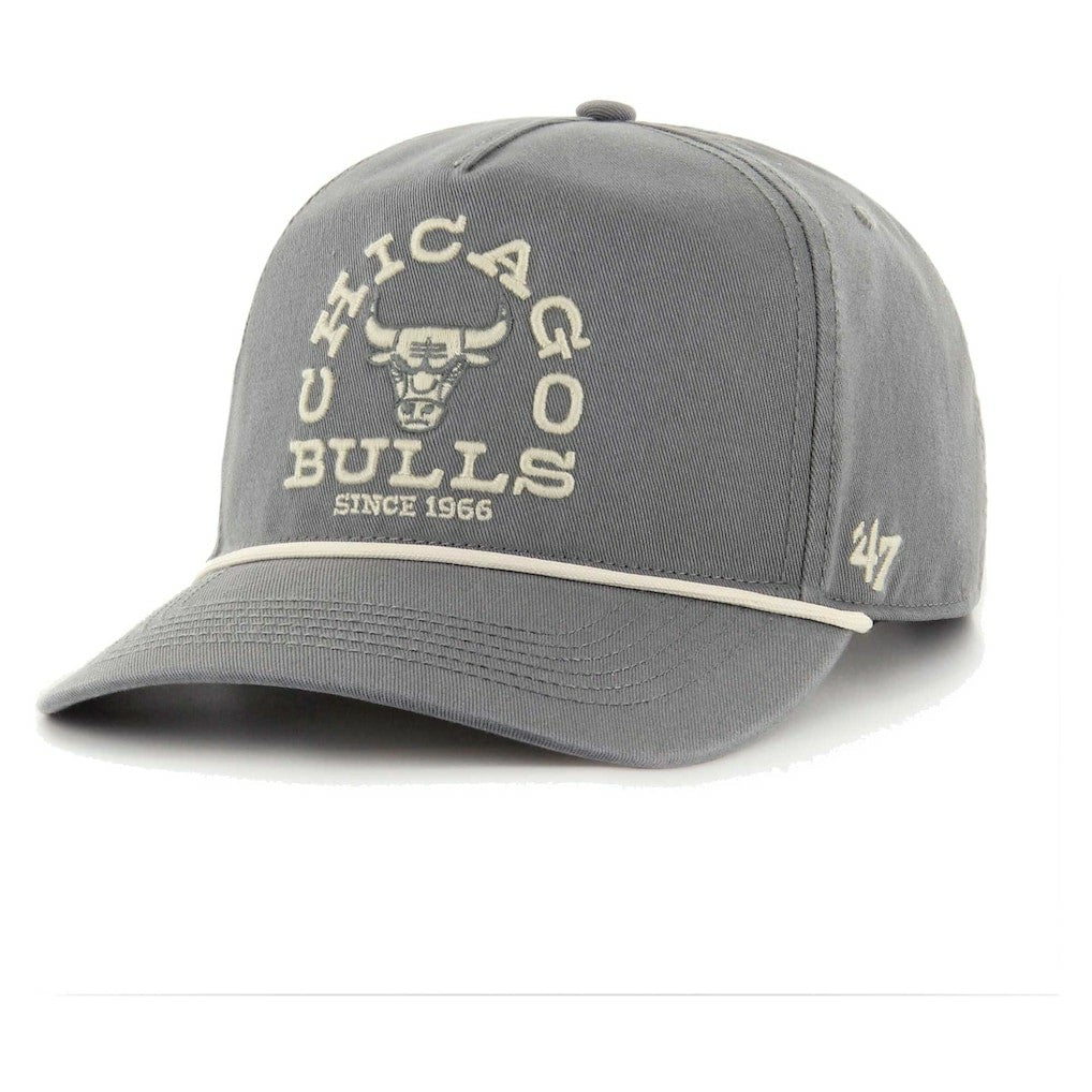 Chicago Bulls '47 Canyon Ranchero Hitch Adjustable Hat Charcoal | 47 brand
