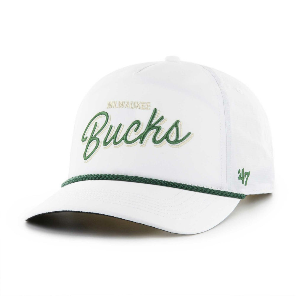 Milwaukee Bucks '47 Fairway Hitch brrr Adjustable Hat White | 47 brand for sale