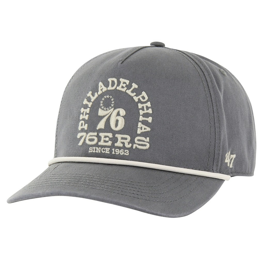Philadelphia 76ers '47 Canyon Ranchero Hitch Adjustable Hat Charcoal | 47 brand outlet