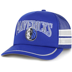 Dallas Mavericks '47 Sidebrand Stripes Trucker Adjustable Hat for sale Blue | 47 brand Near Me