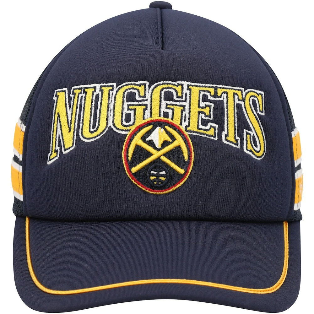 Denver Nuggets '47 Sidebrand Stripes Trucker Adjustable Hat for sale Navy | 47 brand