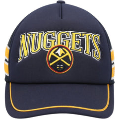 Denver Nuggets '47 Sidebrand Stripes Trucker Adjustable Hat for sale Navy | 47 brand