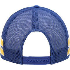 Golden State Warriors '47 Sidebrand Stripes Trucker Adjustable Hat for sale Royal | 47 brand