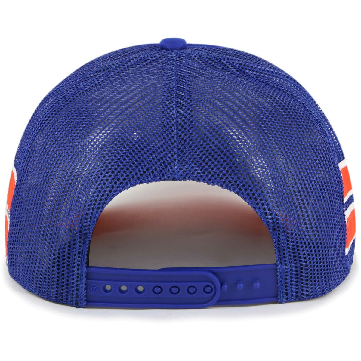 New York Knicks '47 Sidebrand Stripes Trucker Adjustable Hat Blue | 47 brand online