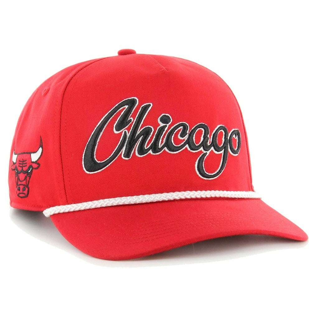 Chicago Bulls '47 Overhand Logo Hitch Adjustable Hat Red | 47 brand US