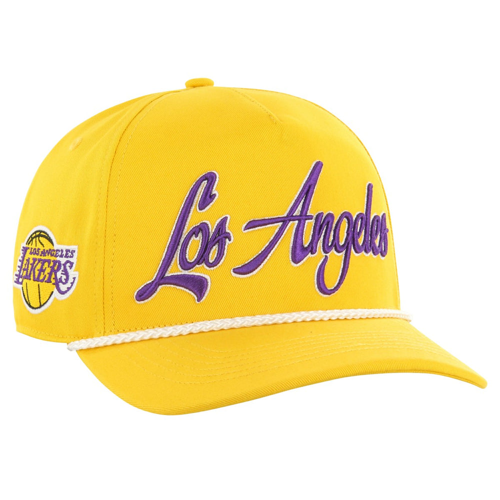 Los Angeles Lakers '47 Overhand Logo Hitch Adjustable Hat Gold | 47 brand discount