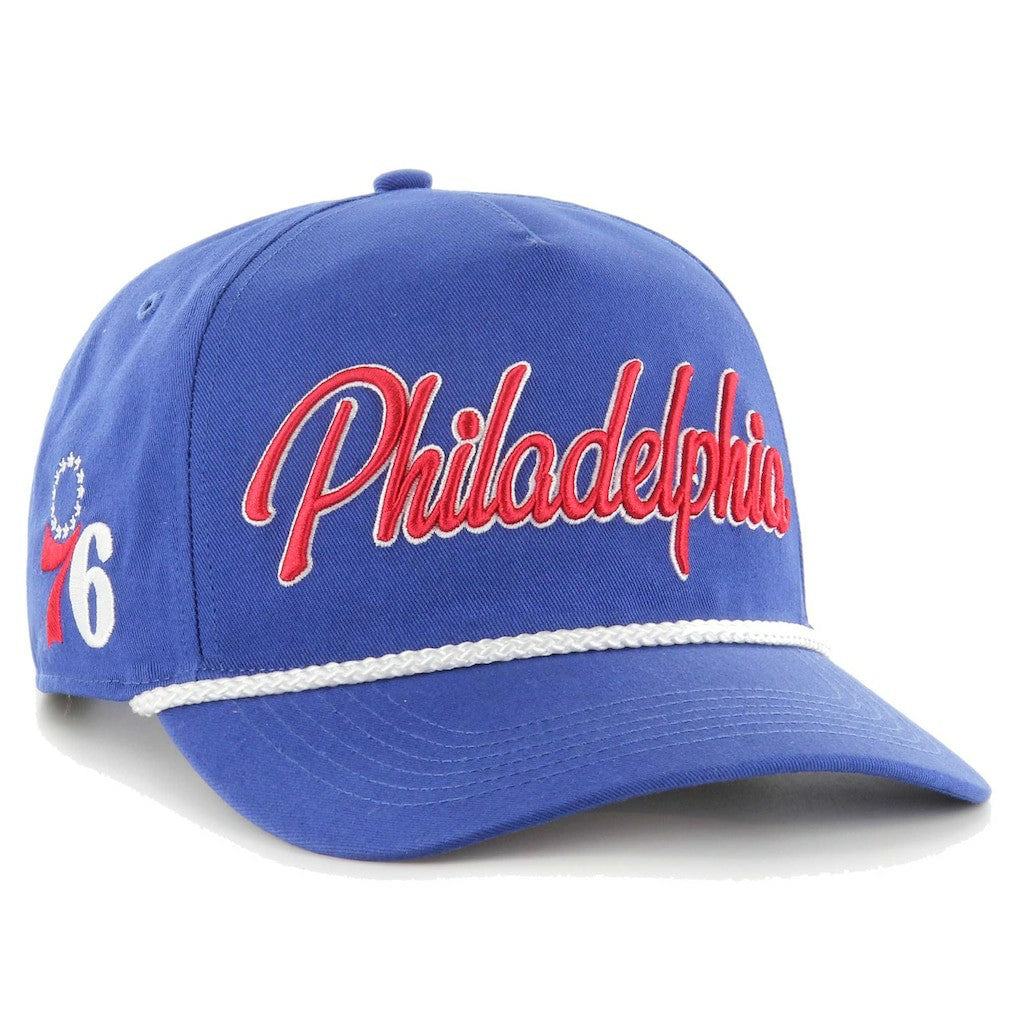 Philadelphia 76ers '47 Overhand Logo Hitch Adjustable Hat for sale Royal | 47 brand US