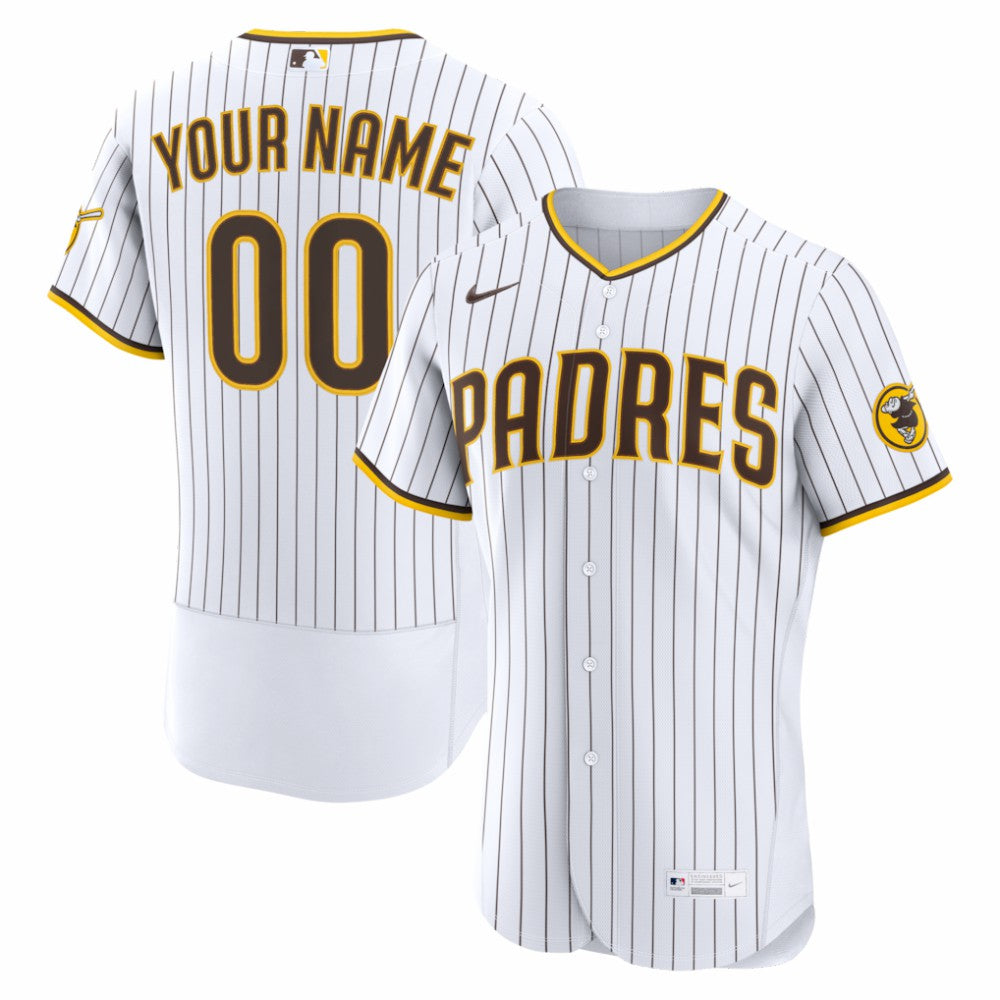San Diego Padres Nike Home Authentic Custom Jersey - White - Nike Discount