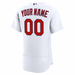 St. Louis Cardinals Nike Home Authentic Custom Jersey - White - Nike Discount