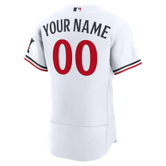 Minnesota Twins Nike Home Authentic Custom Jersey - White - Nike Online