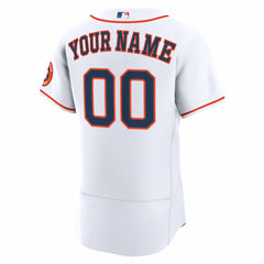 Houston Astros Nike Home Authentic Custom Jersey - White - Nike Discount