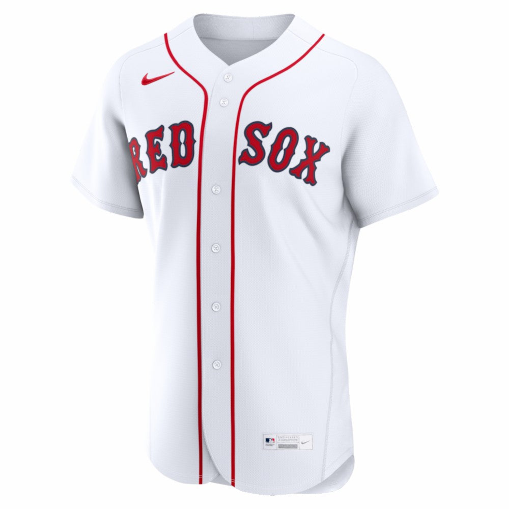 Boston Red Sox Nike Home Authentic Custom Jersey - White - Nike Online