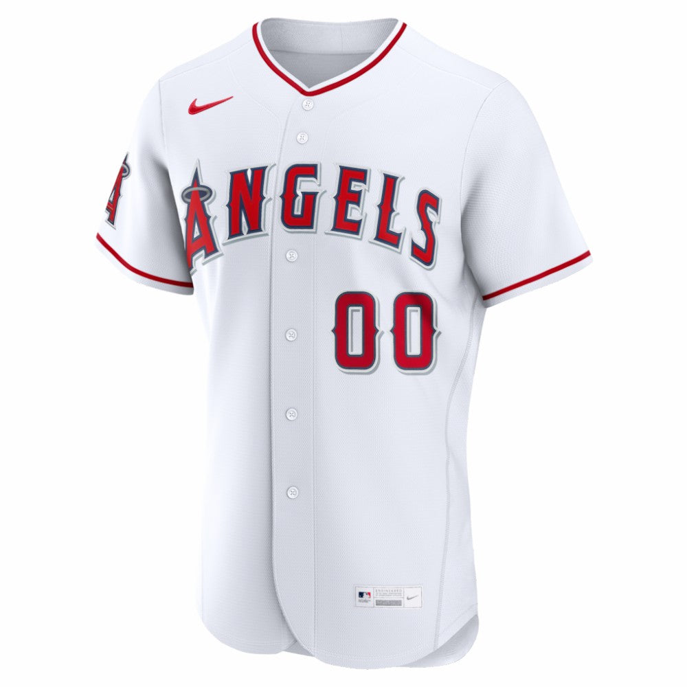 Los Angeles Angels Nike Home Authentic Custom Jersey - White - Nike Discount