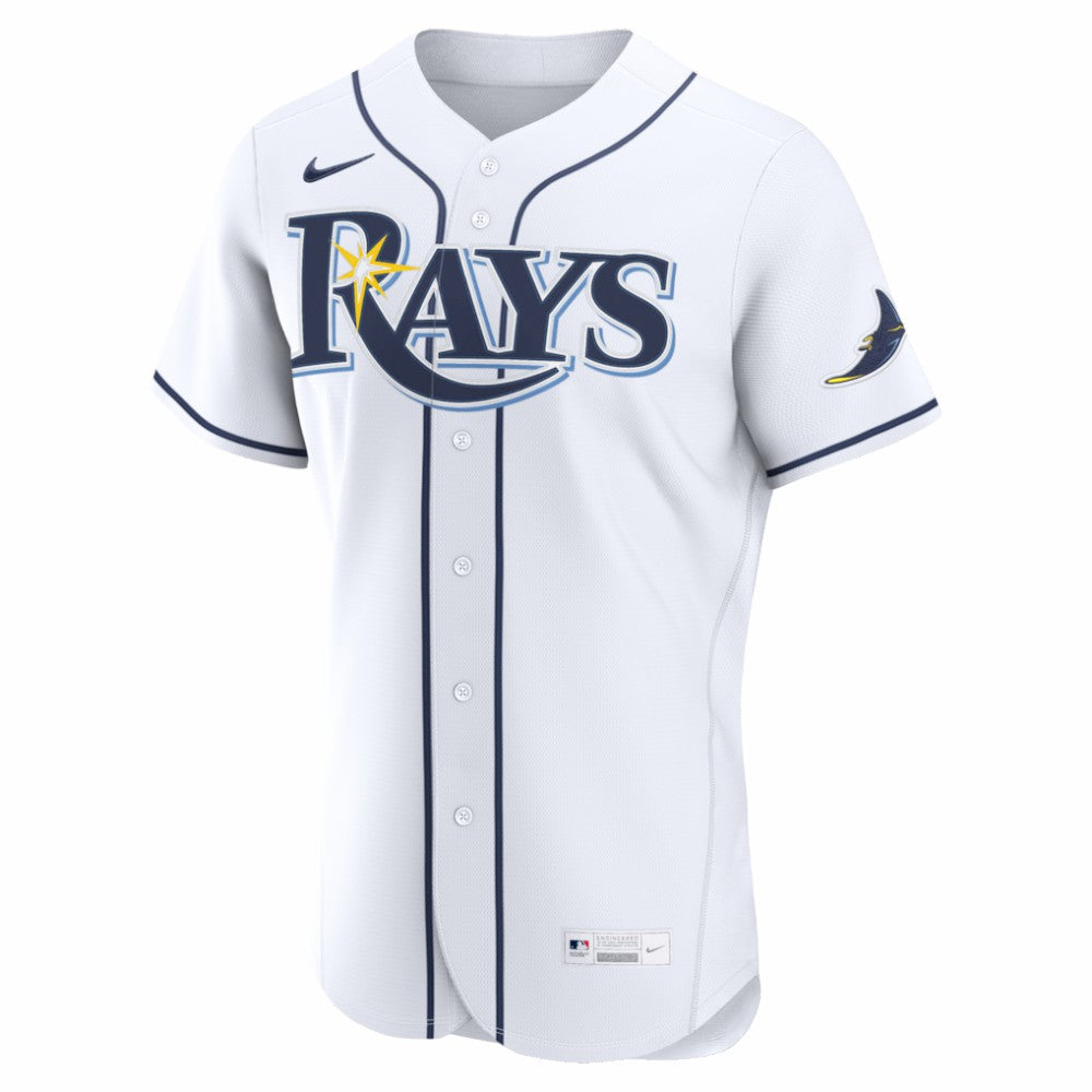 Tampa Bay Rays Nike Home Authentic Custom Jersey - White - Nike Lifestyle