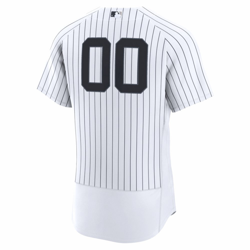 New York Yankees Nike Home Authentic Custom Jersey - White - Nike on Sale