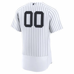 New York Yankees Nike Home Authentic Custom Jersey - White - Nike on Sale