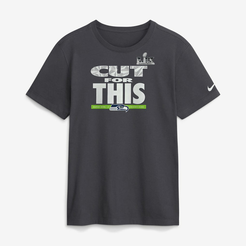 Nike Seattle Seahawks Super Bowl LX Champions Pickoff Move Parade T-Shirt Anthracite