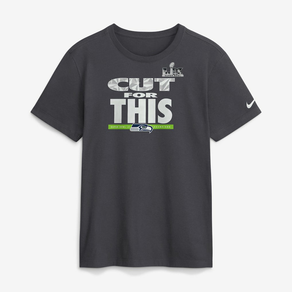 Nike Seattle Seahawks Super Bowl LX Champions Pickoff Move Parade T-Shirt Anthracite