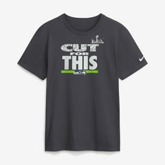 Nike Seattle Seahawks Super Bowl LX Champions Pickoff Move Parade T-Shirt Anthracite
