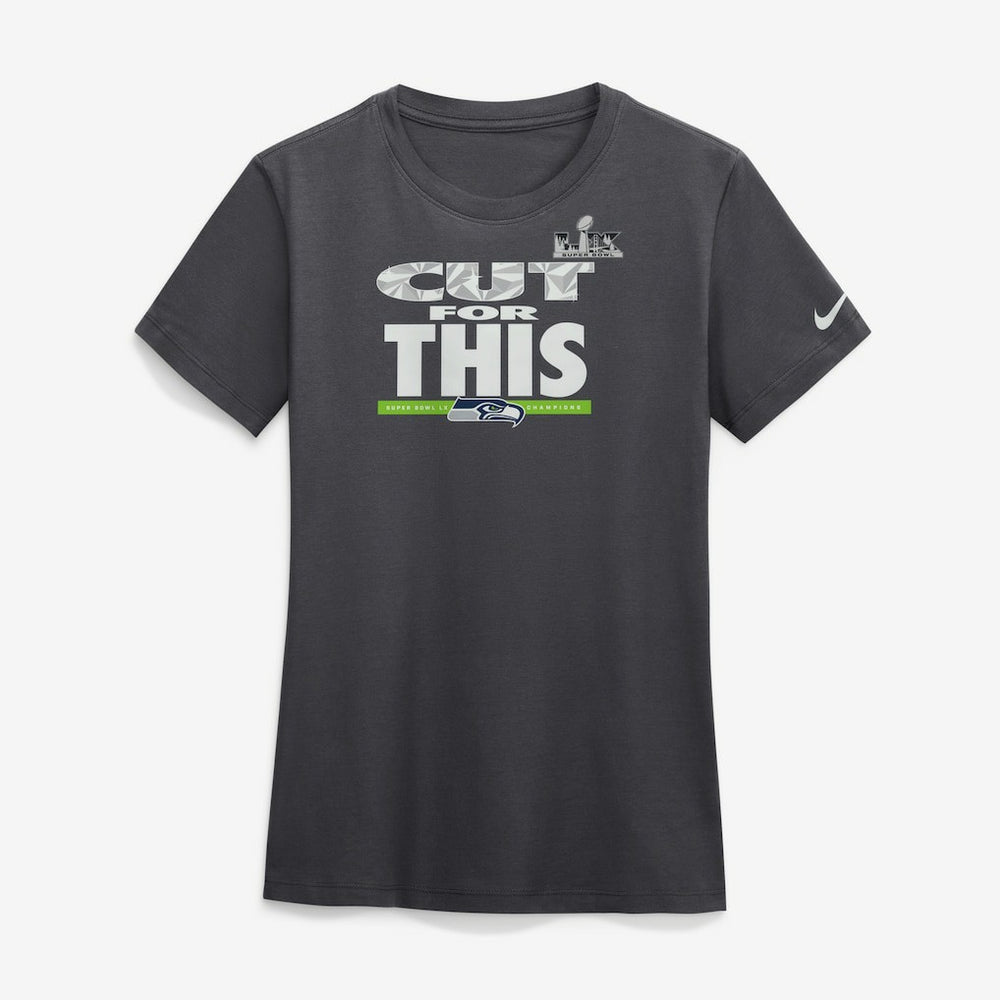 Nike Seattle Seahawks Women's Super Bowl LX Champions Parade T-Shirt Anthracite