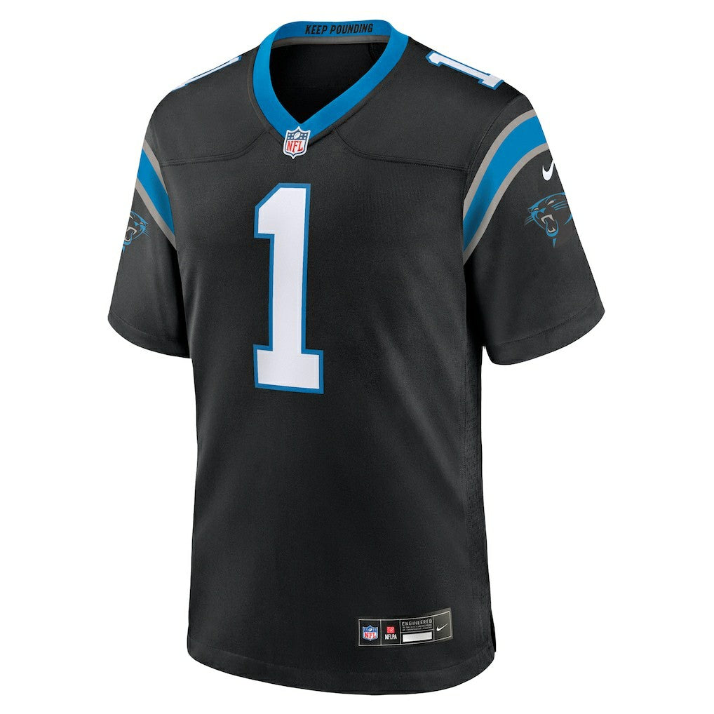 Nike Number 1 Dad Carolina Panthers Game Jersey Black