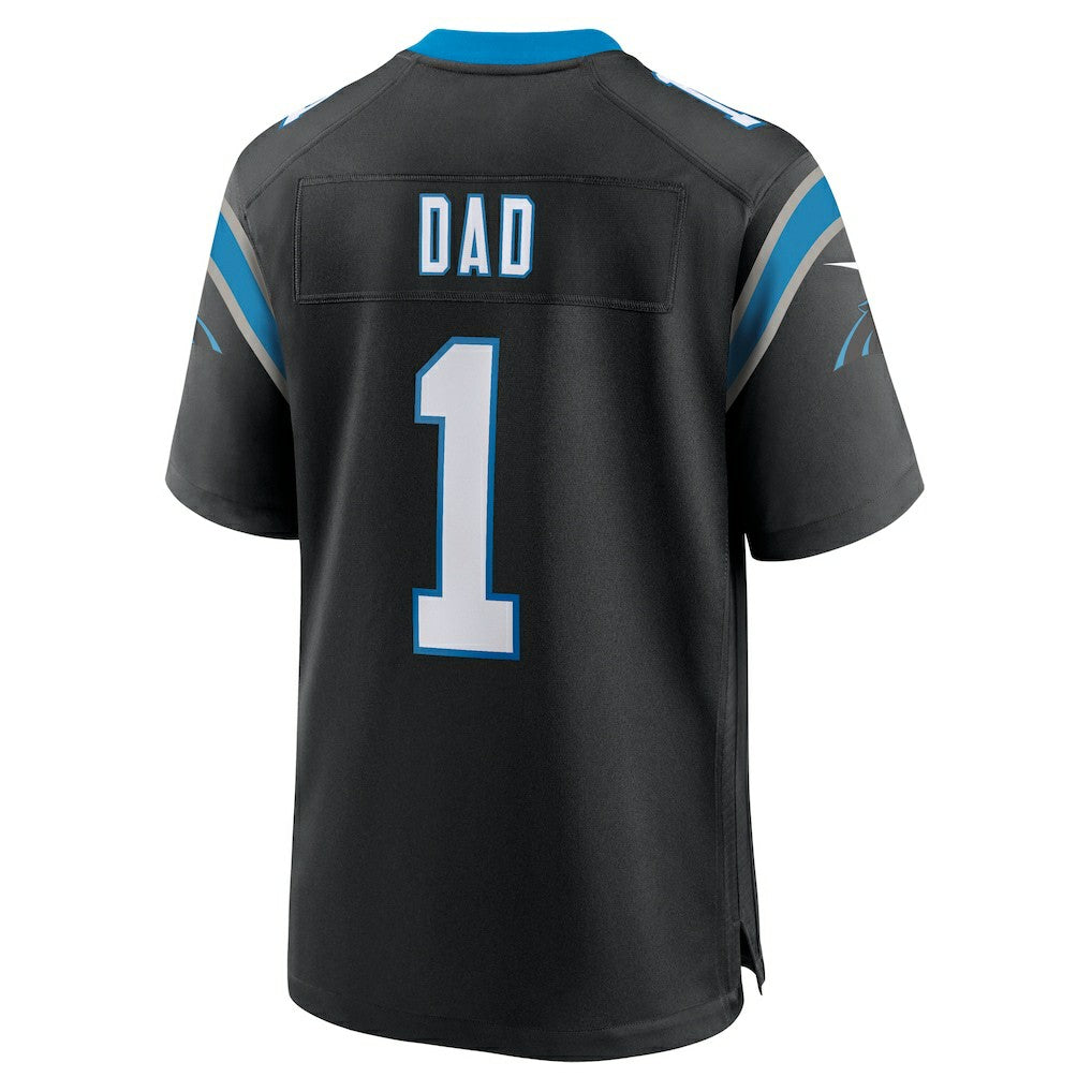 Nike Number 1 Dad Carolina Panthers Game Jersey Black
