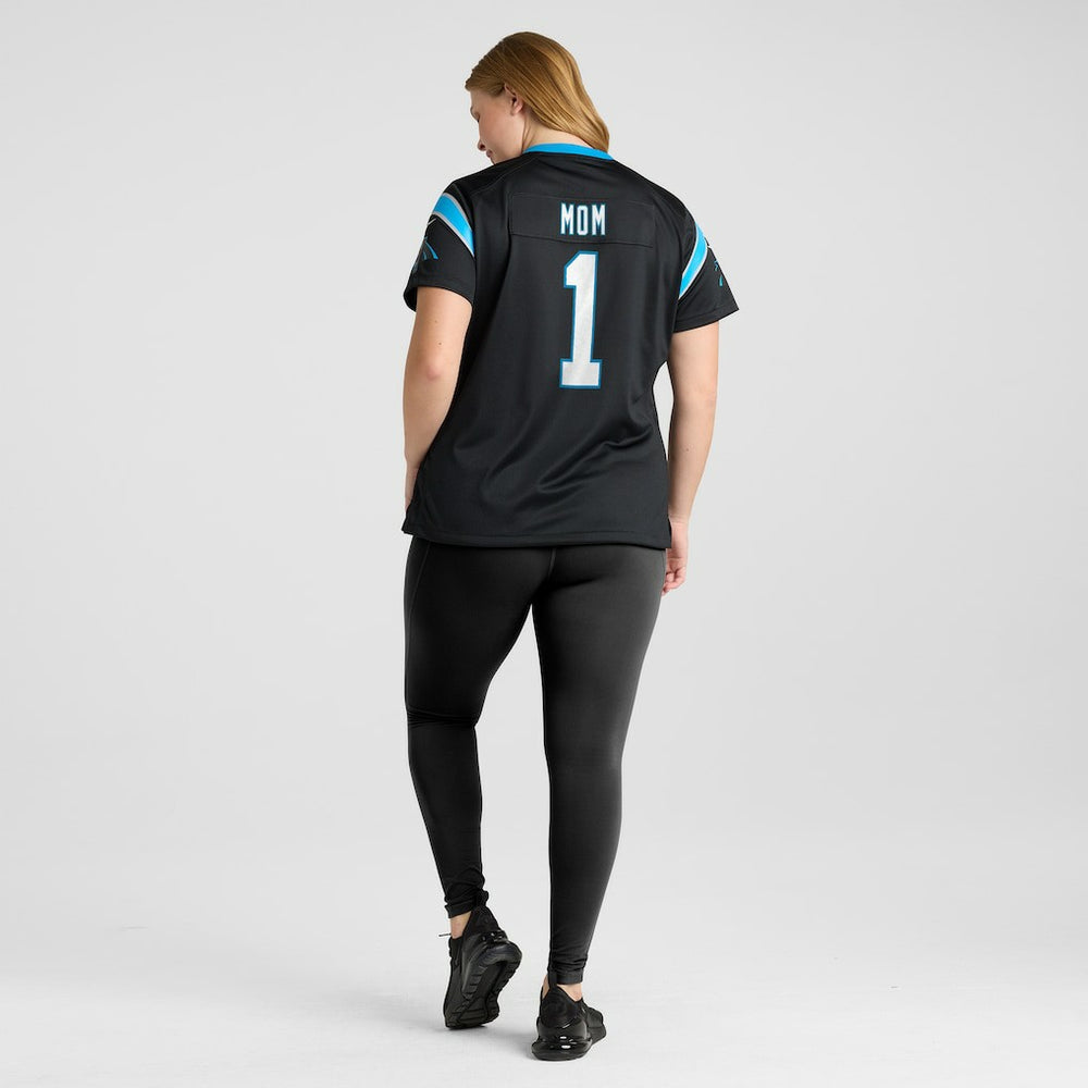 Nike Number 1 Mom Carolina Panthers Women's Game Jersey Black
