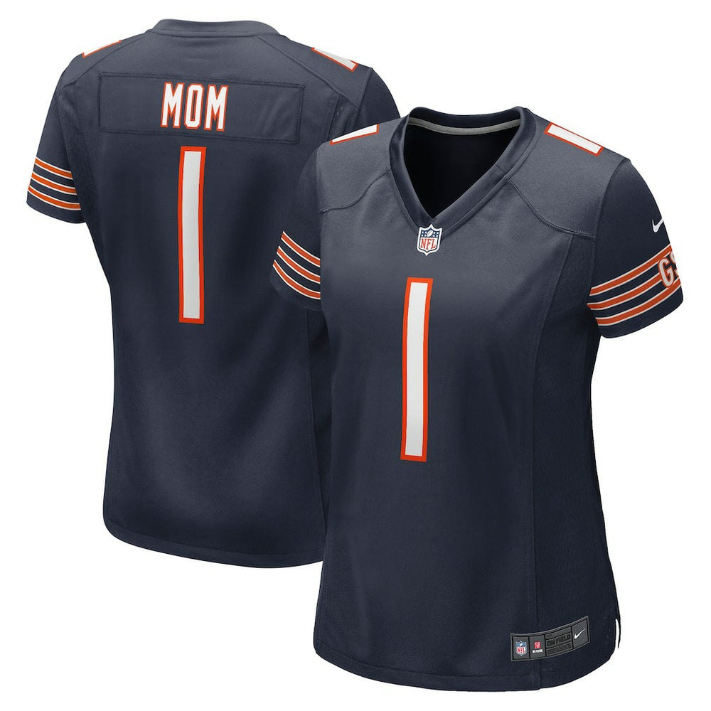 Nike Number 1 Mom Chicago Bears Women's Game Jersey Navy