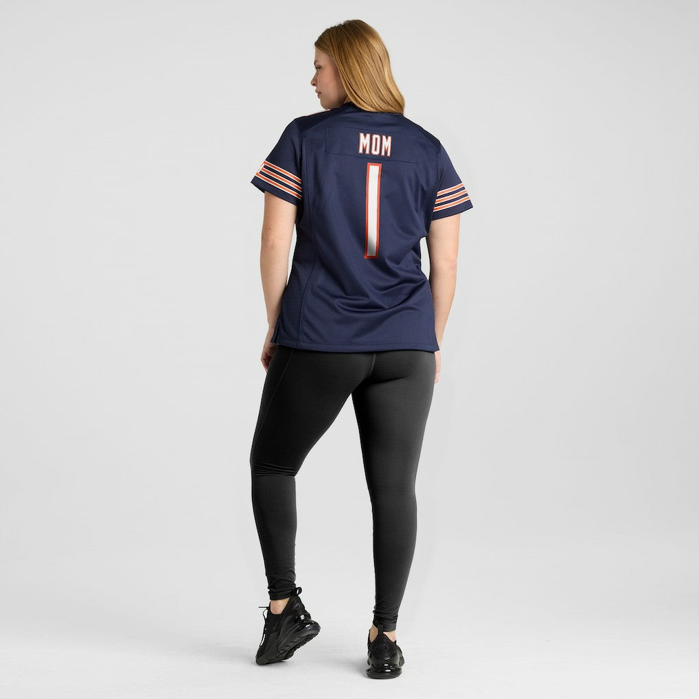 Nike Number 1 Mom Chicago Bears Women's Game Jersey Navy