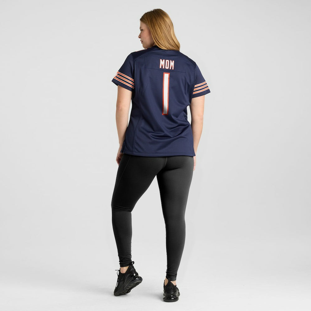 Nike Number 1 Mom Chicago Bears Women's Game Jersey Navy