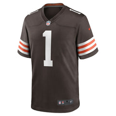 Nike Number 1 Dad Cleveland Browns Game Jersey Brown
