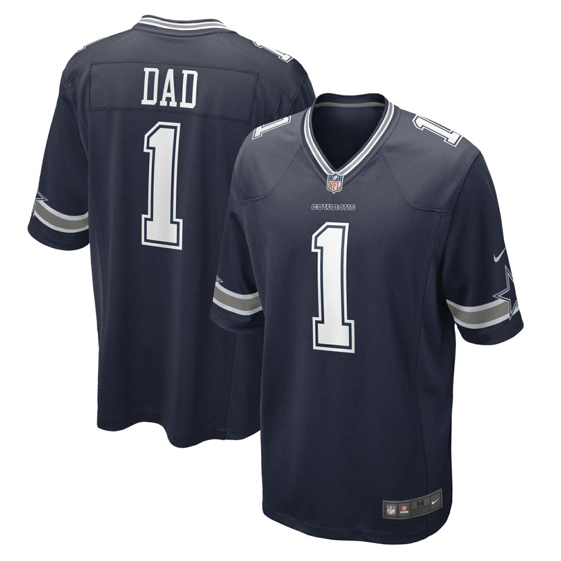 Nike Number 1 Dad Dallas Cowboys Game Jersey Navy