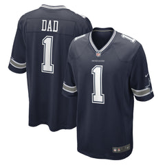 Nike Number 1 Dad Dallas Cowboys Game Jersey Navy