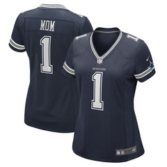 Nike Number 1 Mom Dallas Cowboys Women's Game Jersey Navy