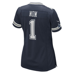 Nike Number 1 Mom Dallas Cowboys Women's Game Jersey Navy