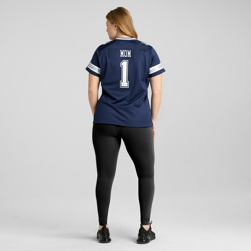 Nike Number 1 Mom Dallas Cowboys Women's Game Jersey Navy