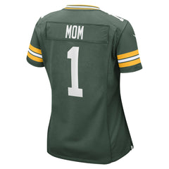Nike Number 1 Mom Green Bay Packers Women's Game Jersey Green