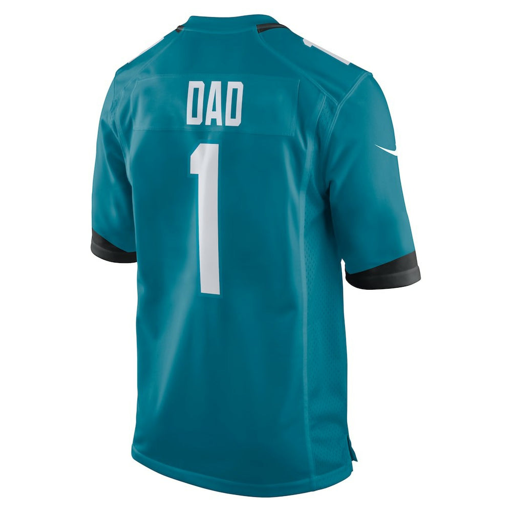 Nike Number 1 Dad Jacksonville Jaguars Game Jersey Teal