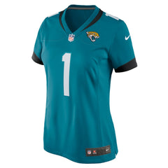 Nike Number 1 Mom Jacksonville Jaguars Women's Game Jersey Teal