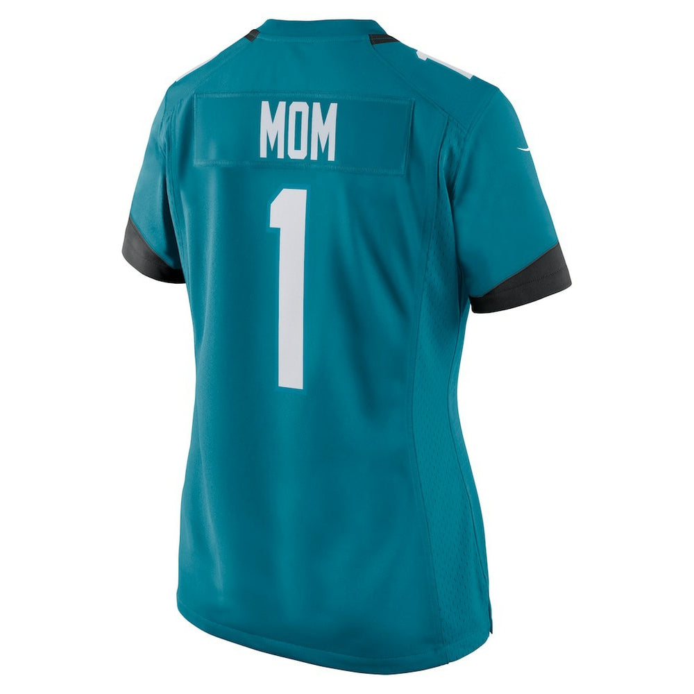 Nike Number 1 Mom Jacksonville Jaguars Women's Game Jersey Teal