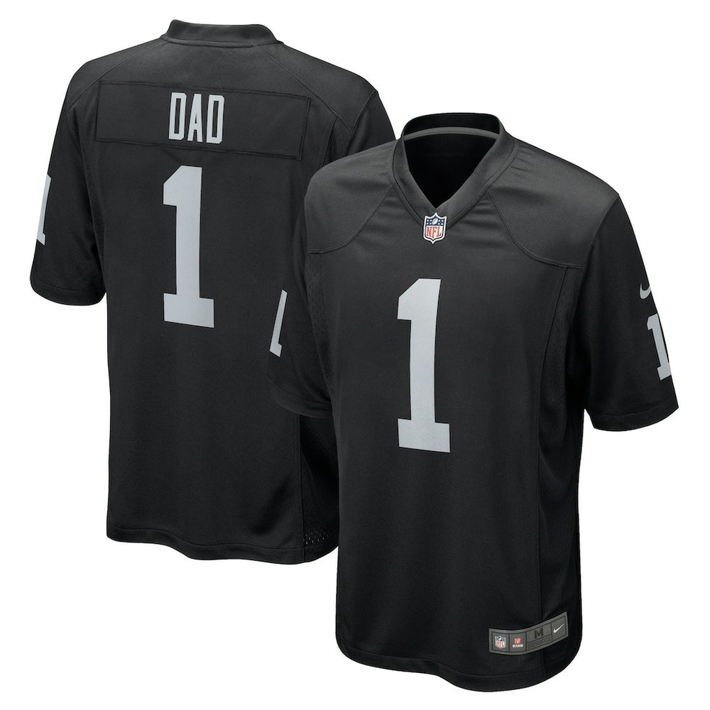 Nike Number 1 Dad Las Vegas Raiders Game Jersey Black