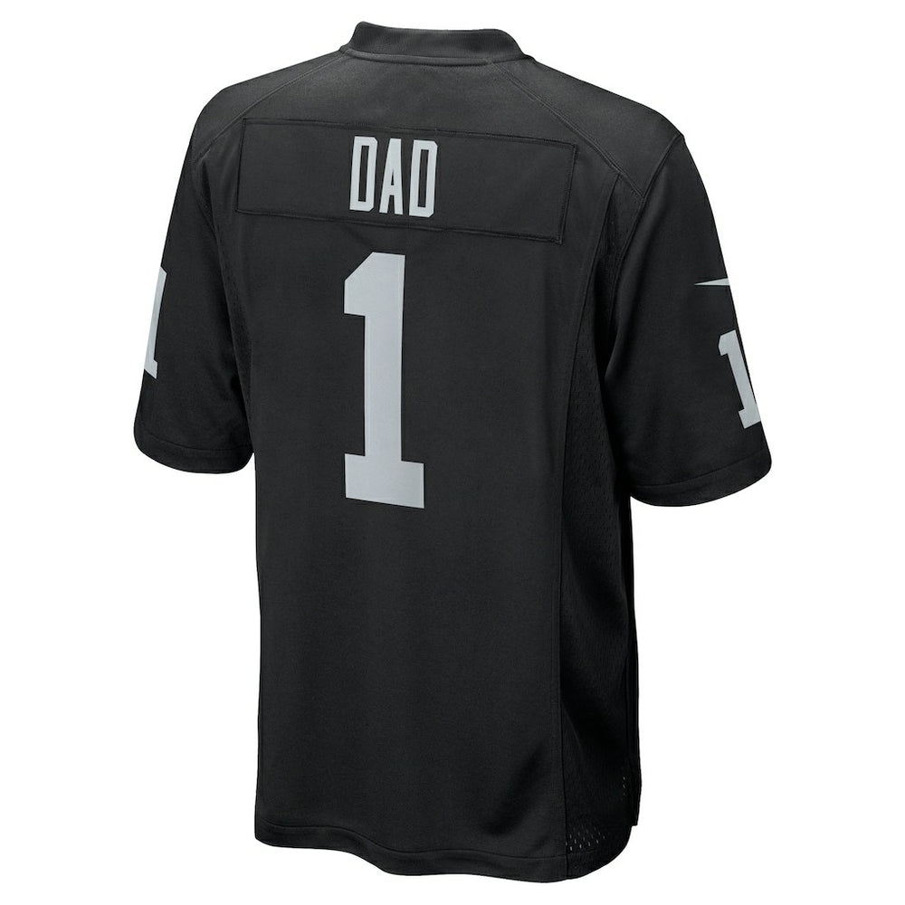 Nike Number 1 Dad Las Vegas Raiders Game Jersey Black