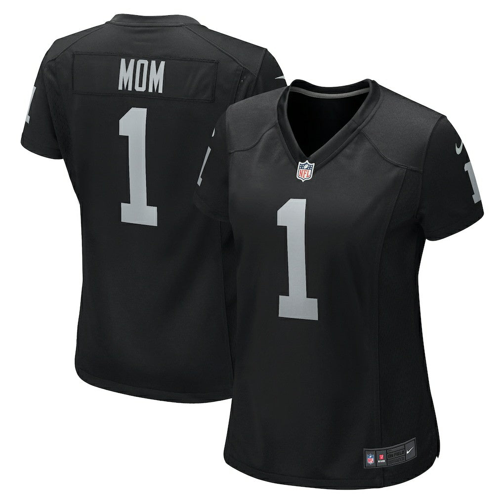 Nike Number 1 Mom Las Vegas Raiders Women's Game Jersey Black