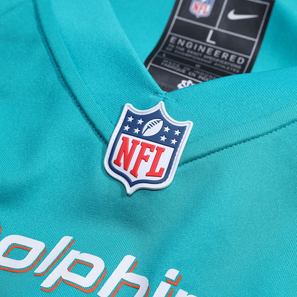 Nike Number 1 Dad Miami Dolphins Game Jersey Aqua