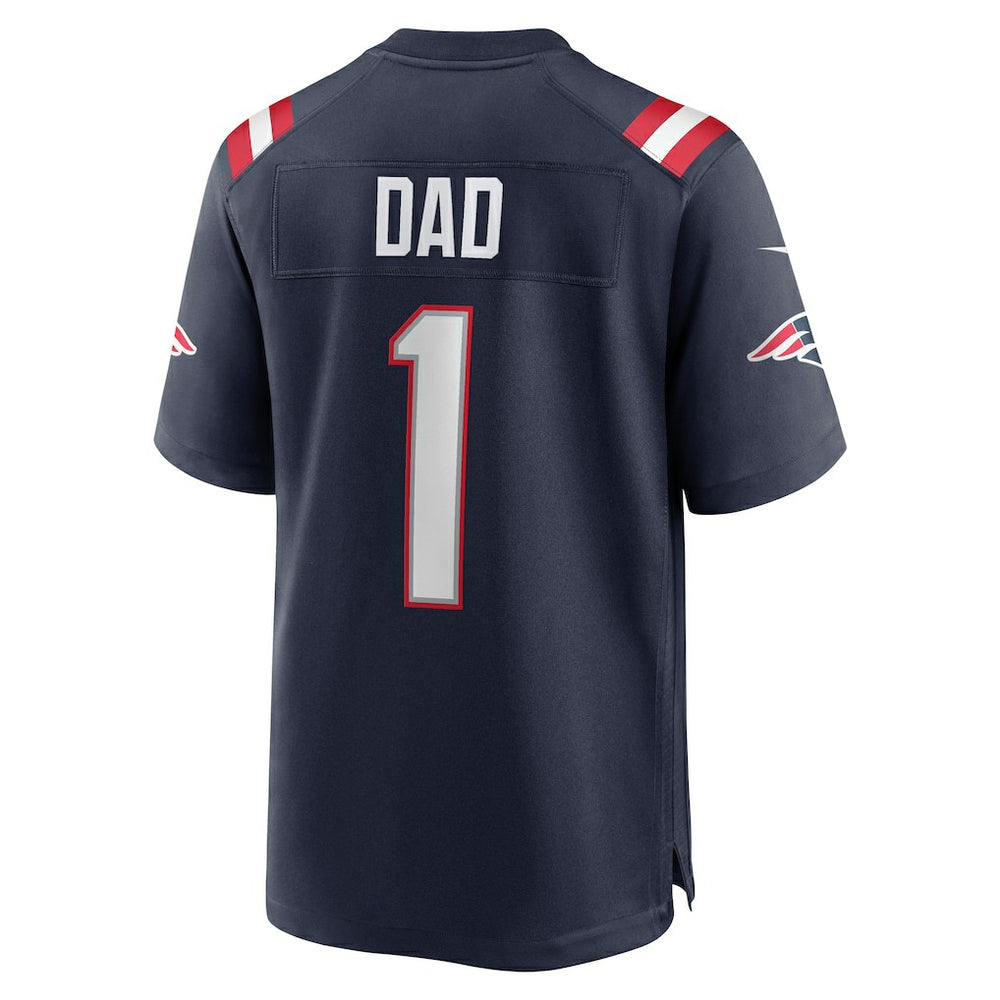 Nike Number 1 Dad New England Patriots Game Jersey Navy